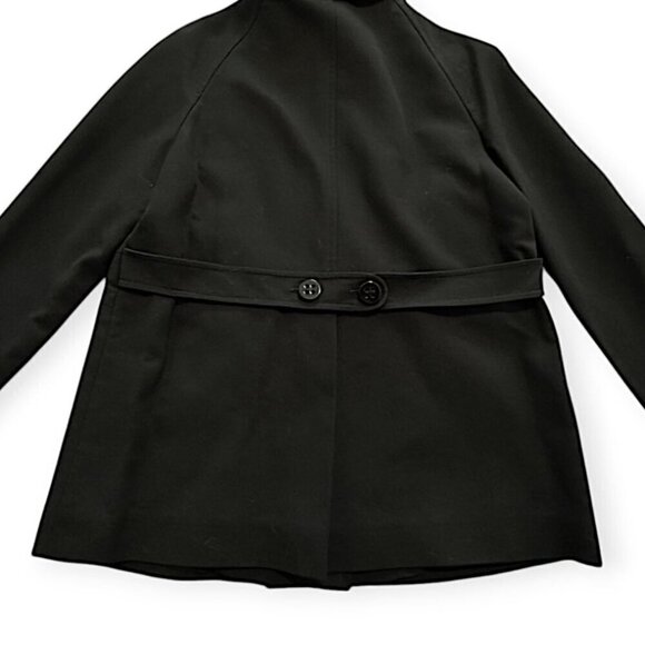 See by Chloe Black Cotton‎ Pea Coat/Jacket, Size US10/Italy 46 - Picture 9 of 16
